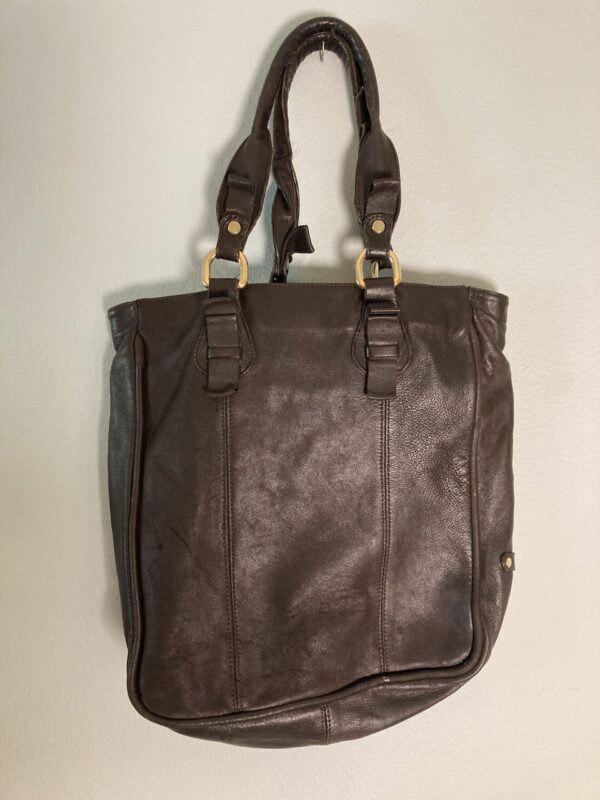 Abaco Leather Tote Bag ~ Rich Brown ~ French Luxury - Image 4
