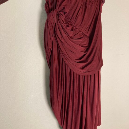 Carven ~ Wrap-style Skirt in Red ~ Sz 38 ~ Fab!