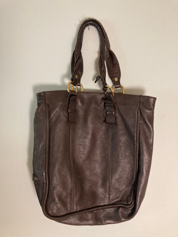 Abaco Leather Tote Bag ~ Rich Brown ~ French Luxury - Image 5