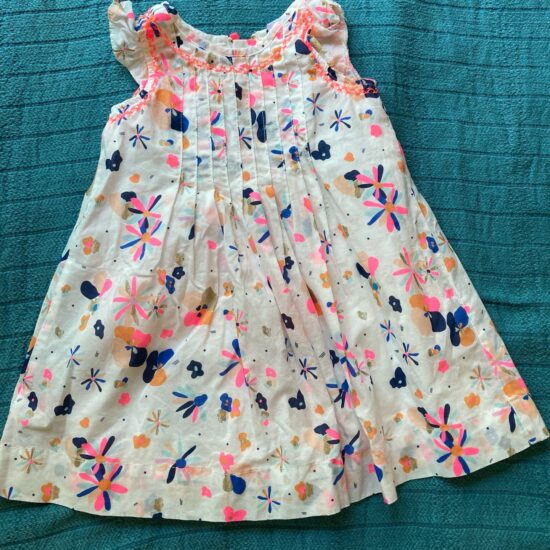 EGG Dress Abstract Print Cotton Sundress ~ Size 12 Months ~ So Sweet!
