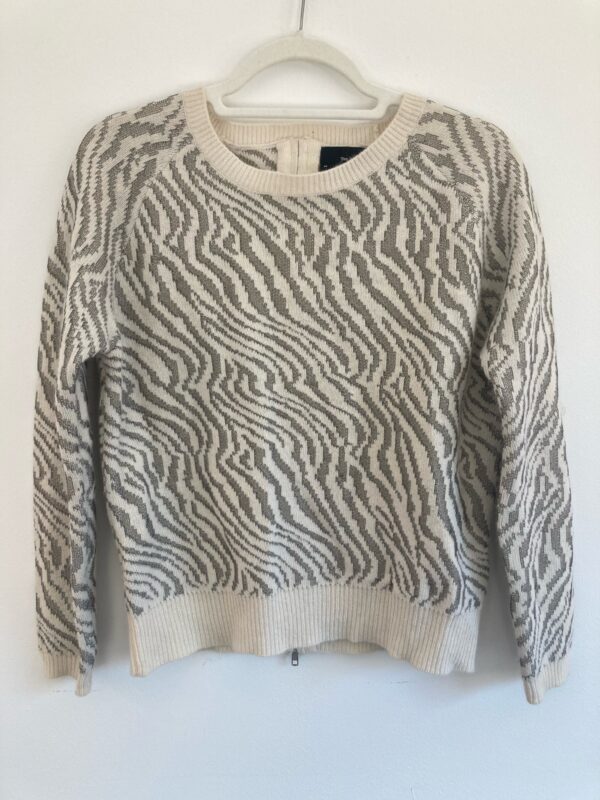 The Kooples ~ Soft Zebra Print Sweater ~ Wool & Angora ~ Sz M