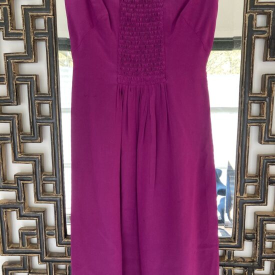 Akris Punto Vibrant Magenta Dress Sz 6 ~ Vacation Beach Vibes Fun & Sun