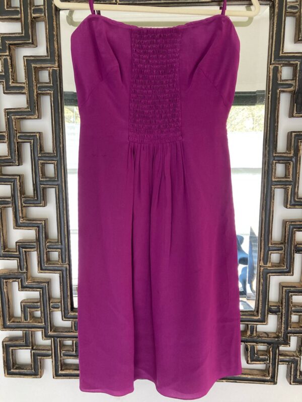 Akris Punto Vibrant Magenta Dress Sz 6 ~ Vacation Beach Vibes Fun & Sun