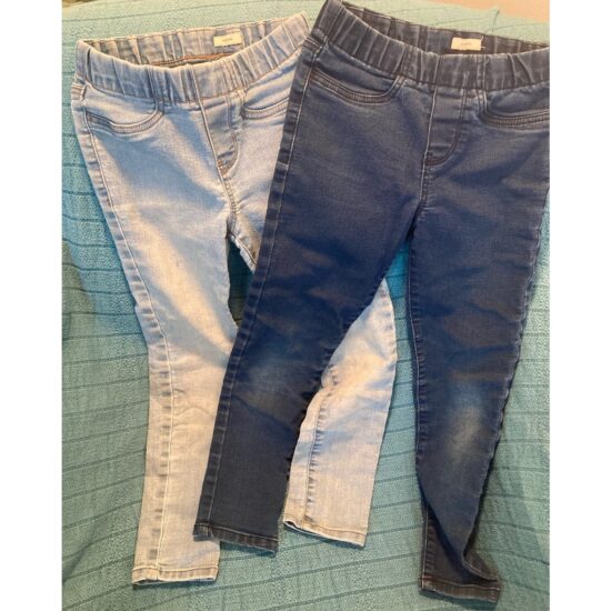 Osh Kosh B'gosh Lot 2 Pair Jeans ~ Jeggings ~ Girls Sz 6/ 6X