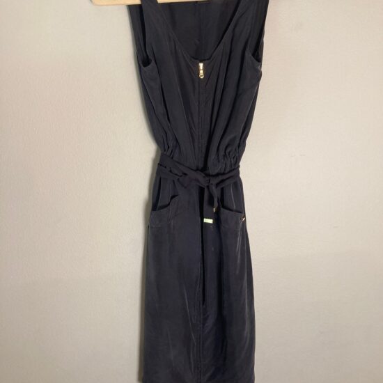 Marc by Marc Jacobs ~ Navy Silk Dress ~ Sleeveless & Tie Waist ~ Sz S ~ Lovely!