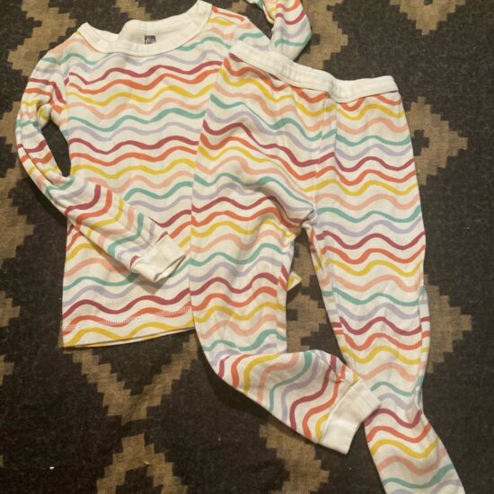 Tea Collection Sz 4 Pajamas Set + Bonus Hearts Set LOT ~ Cozy & Fun!