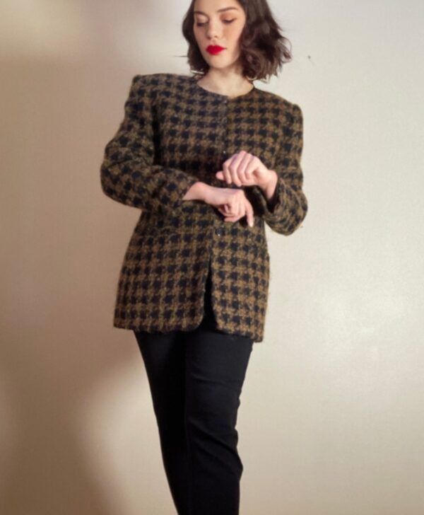 Jones New York Wool Tweed Coat Jacket ~ Sz 12 ~ Chic & Now! Upper West Side