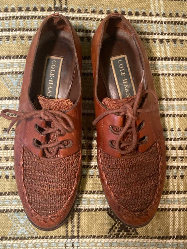 Cole Haan Vintage Woven Leather Oxfords ~ Women's 8AA / 7.5 ~ INCREDIBLE!
