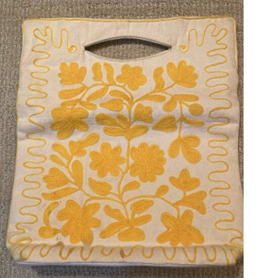 Moyna Floral Embroidery Convertible Foldover Handbag Clutch ~ Darling