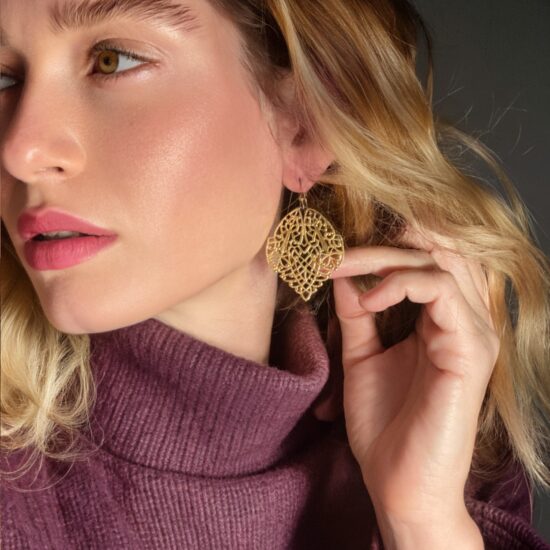 Vintage Filigree Gold Earrings Lovely Statement & So Glam