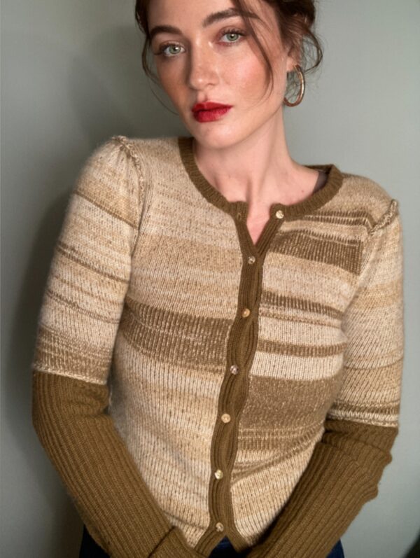 Abeille Ligne 100% Cashmere Cardigan Sweater ~ Sz M S By George Cottagecore!