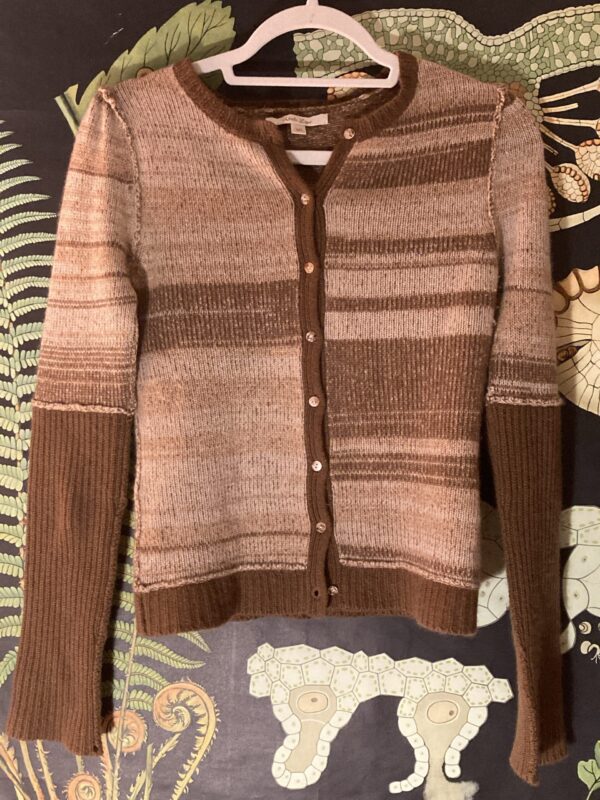 Abeille Ligne 100% Cashmere Cardigan Sweater ~ Sz M S By George Cottagecore! - Image 3