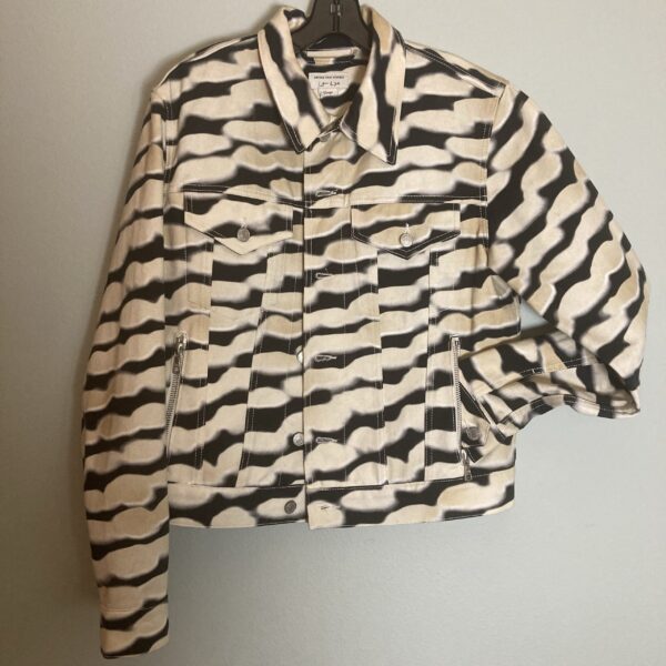 Dries Van Noten Len Lye Collab Denim Dyed Jacket Shibori ~ Sz Mens L Womens XL - Image 3