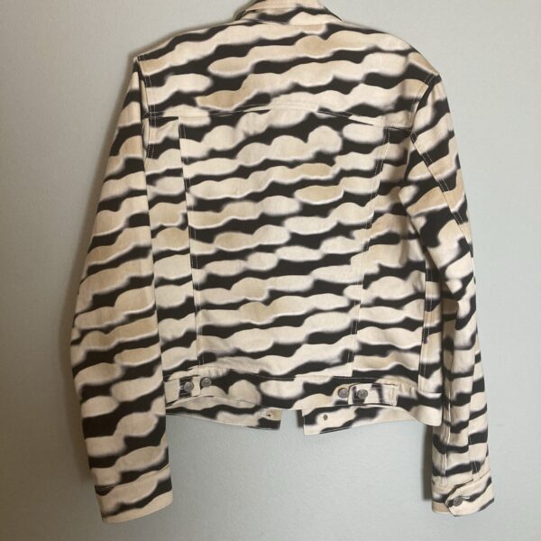 Dries Van Noten Len Lye Collab Denim Dyed Jacket Shibori ~ Sz Mens L Womens XL - Image 4