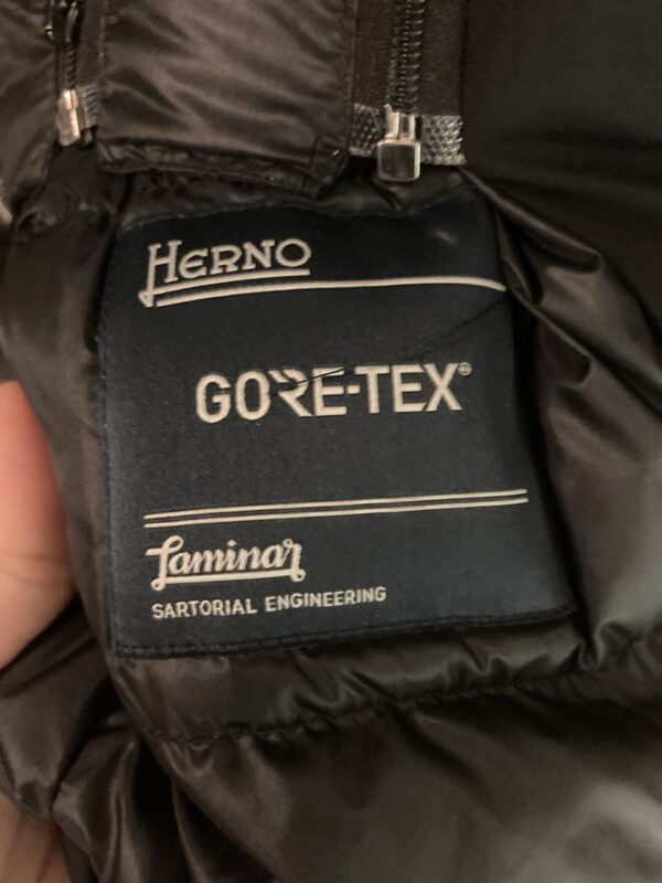 Herno Laminar Black Waterproof Gore-tex Down Jacket Detachable Hood & Gilet ~ Sz 40 - Image 8