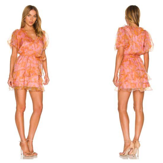 Show Me Your Mumu Jennie Ann Flirty Floral Mini Dress Puff Sleeves ~ NWT~ Sz S