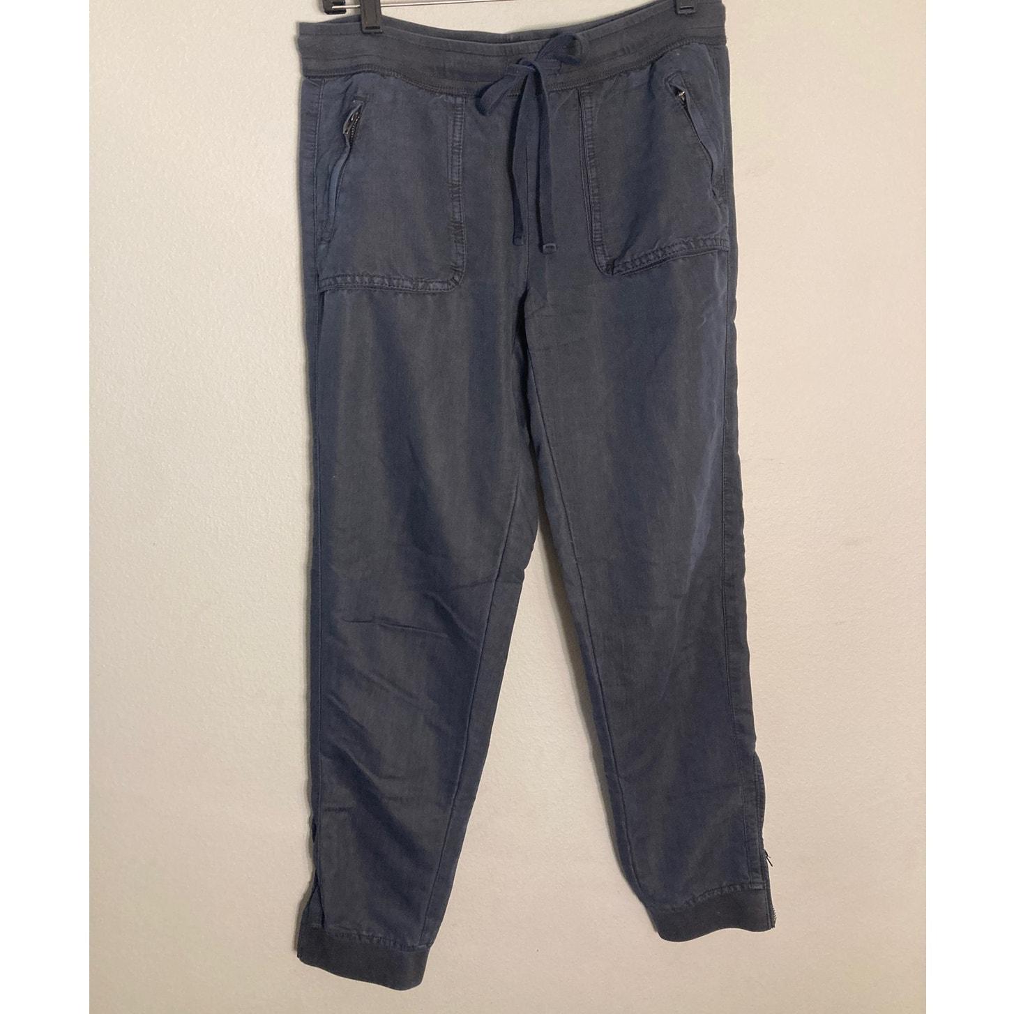 Raison D'Etre Anthropologie Navy Jogger Cargo Pants ~ Cute Lux Lounge ~ Sz 28