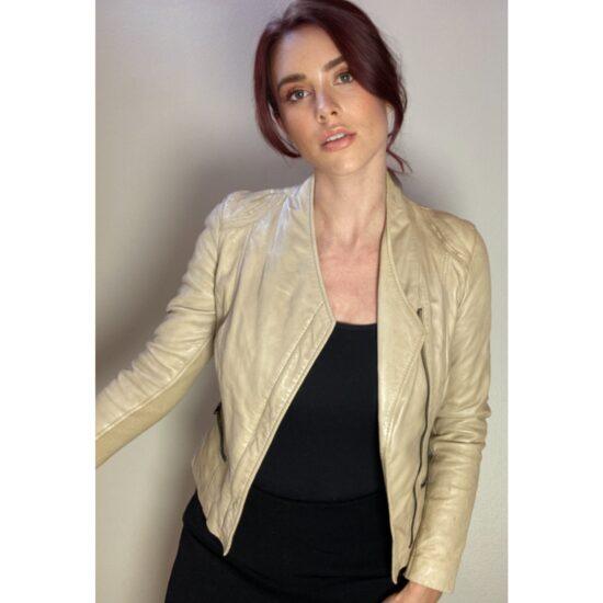 Marc New York Lamb Leather & Knit Jacket Cropped Buttery ~ Sz XS As Is Repair